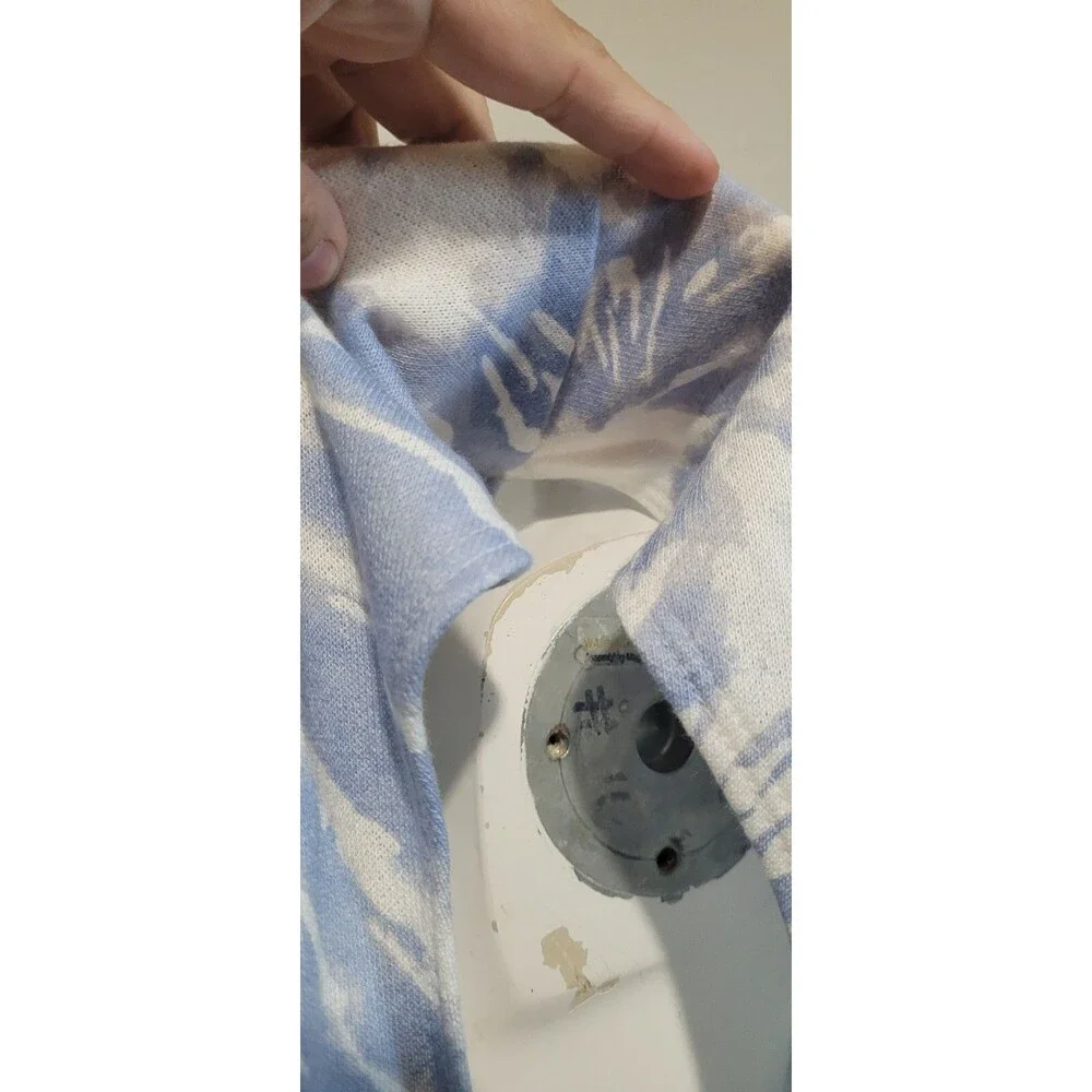 Entro Anthropologie L Knit Top Shirt shoulder pad stretch